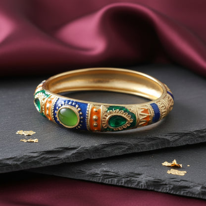 Kalakriti Enamel Glow Bangle (Size 2.4- 2.8)