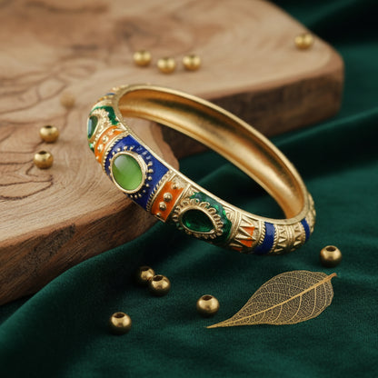 Kalakriti Enamel Glow Bangle (Size 2.4- 2.8)