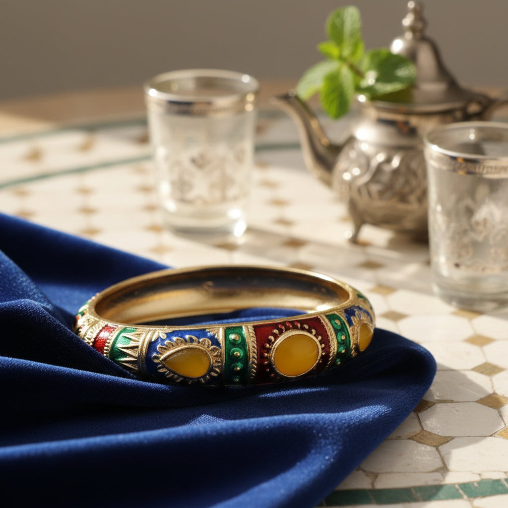 Kalakriti Enamel Glow Bangle (Size 2.4- 2.8)