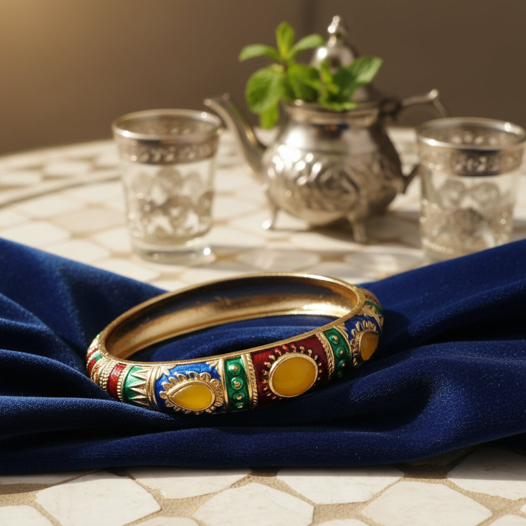 Kalakriti Enamel Glow Bangle (Size 2.4- 2.8)