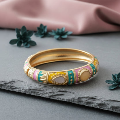 Kalakriti Enamel Glow Bangle (Size 2.4- 2.8)