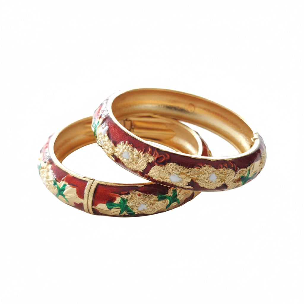 Rangmukti Enamel Bangle (Size 2.4-2.8)