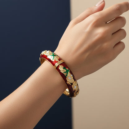 Rangmukti Enamel Bangle (Size 2.4-2.8)