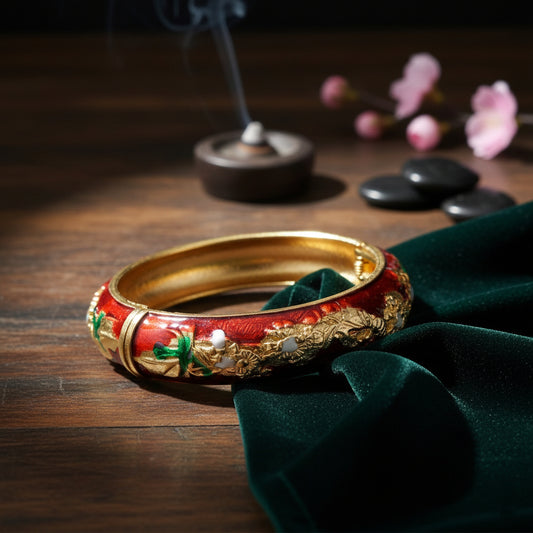 Rangmukti Enamel Bangle (Size 2.4-2.8)