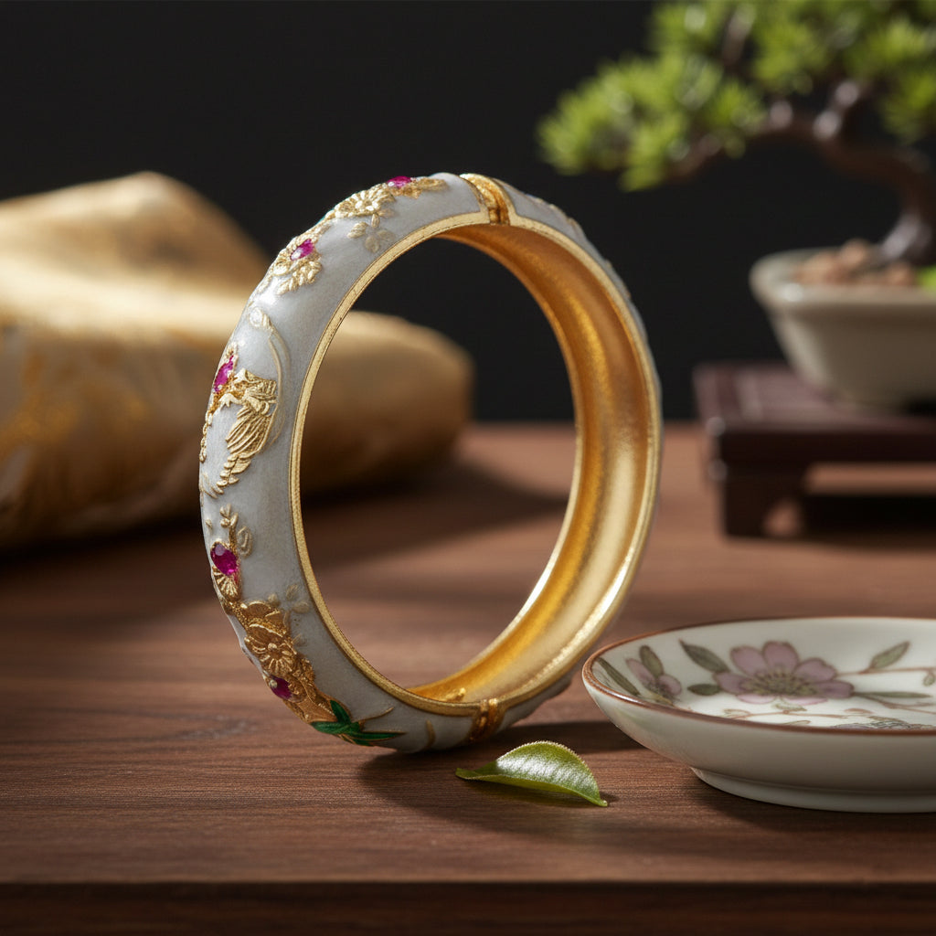 Rangmukti Enamel Bangle (Size 2.4-2.8)