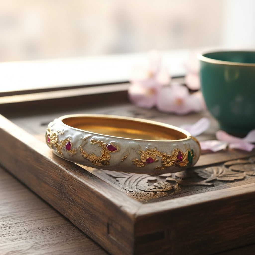 Rangmukti Enamel Bangle (Size 2.4-2.8)