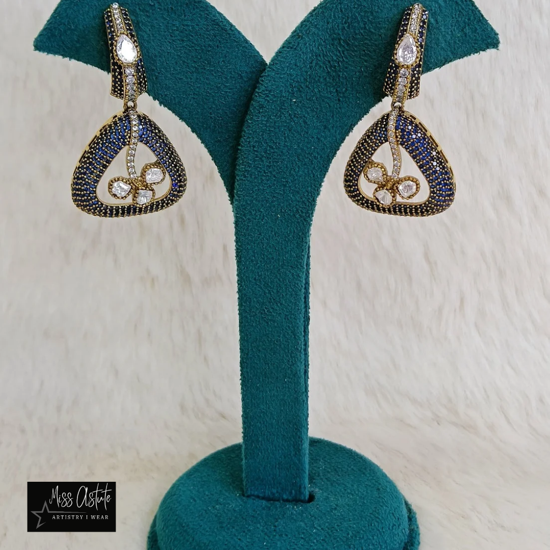 Modern Statement Earrings with Intricate Detailing