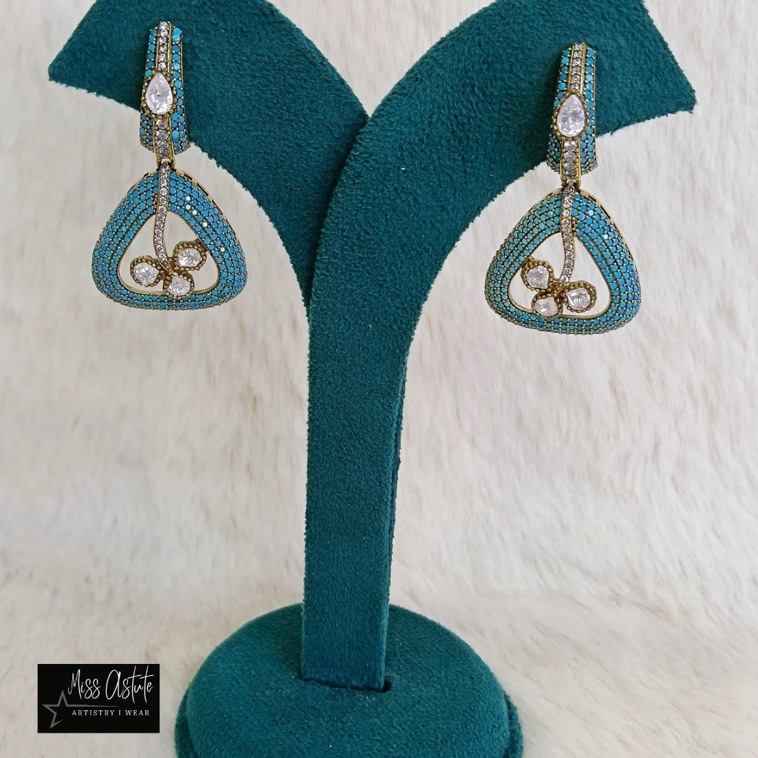 Modern Statement Earrings with Intricate Detailing