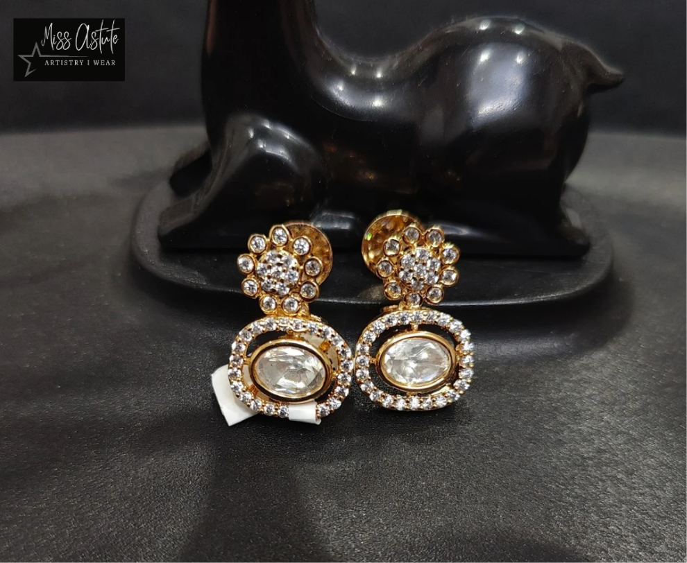 Kundan Drop Earrings