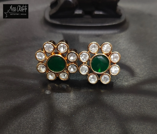 Emerald Stud Earrings