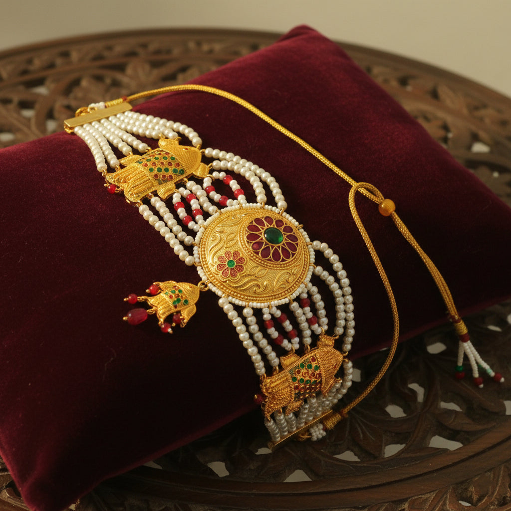 Rajputana Pearl Armlet (Bajuband)