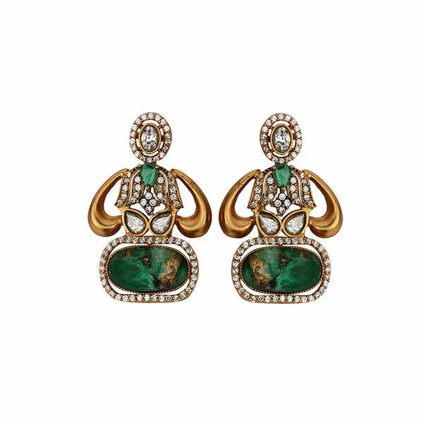 Emerald Ayatana Sculptural Earrings