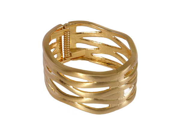 Golden Cascade Cuff