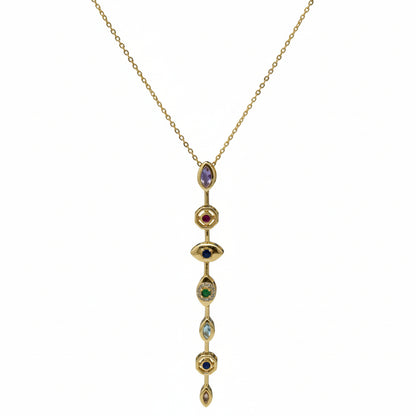 Chakra Line – Multistone Energy Necklace