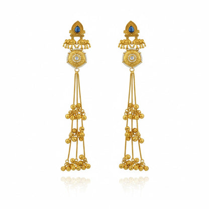 Devika Heritage Tassel Kashmiri Earring