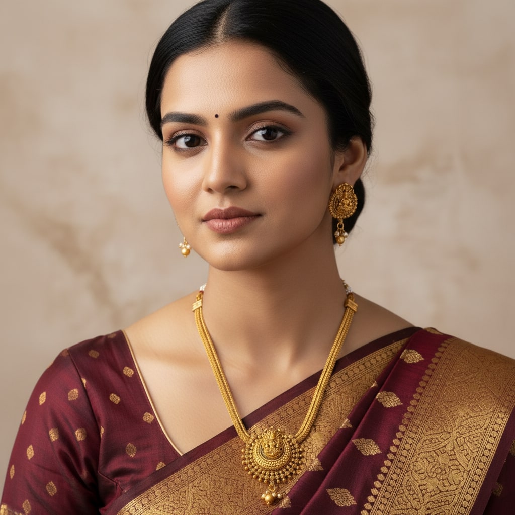 Gajalakshmi Heritage Temple Necklace Set