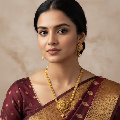 Gajalakshmi Heritage Temple Necklace Set