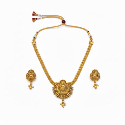 Gajalakshmi Heritage Temple Necklace Set