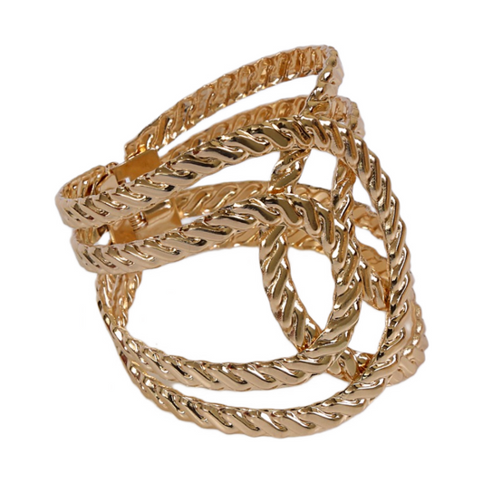 Braided Radiance Bangle