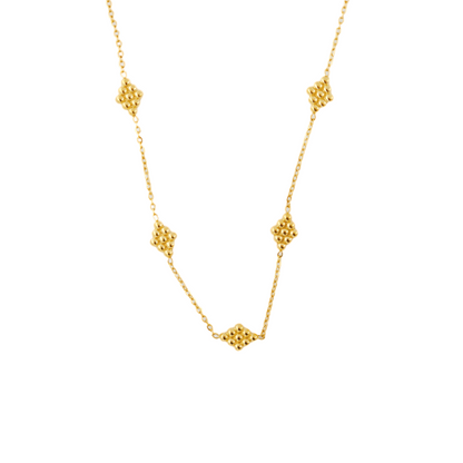 Golden Mosaic Necklace