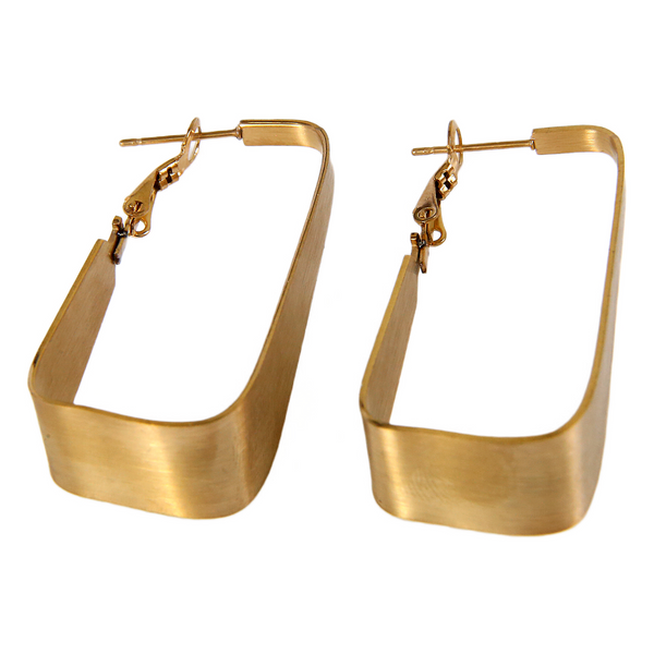 Geometric Statement Hoop Earrings