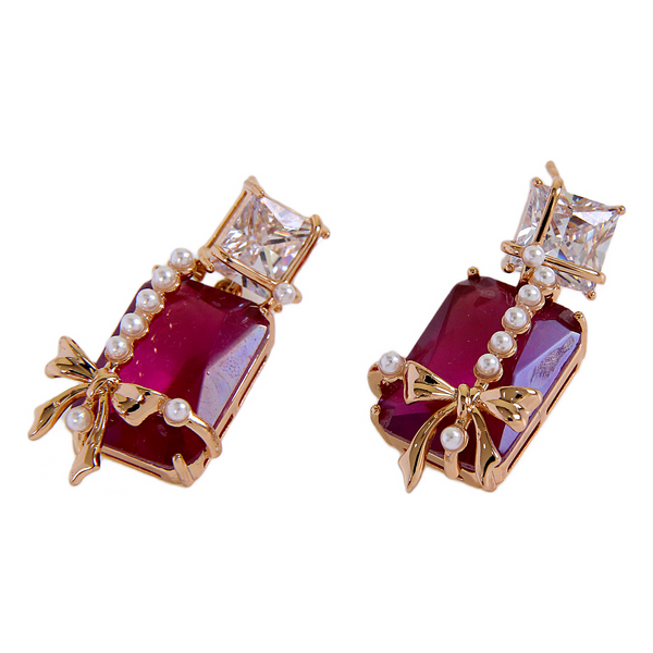 Ruby Royale Earrings