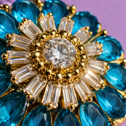 Noorani Suryamukhi Cocktail Ring