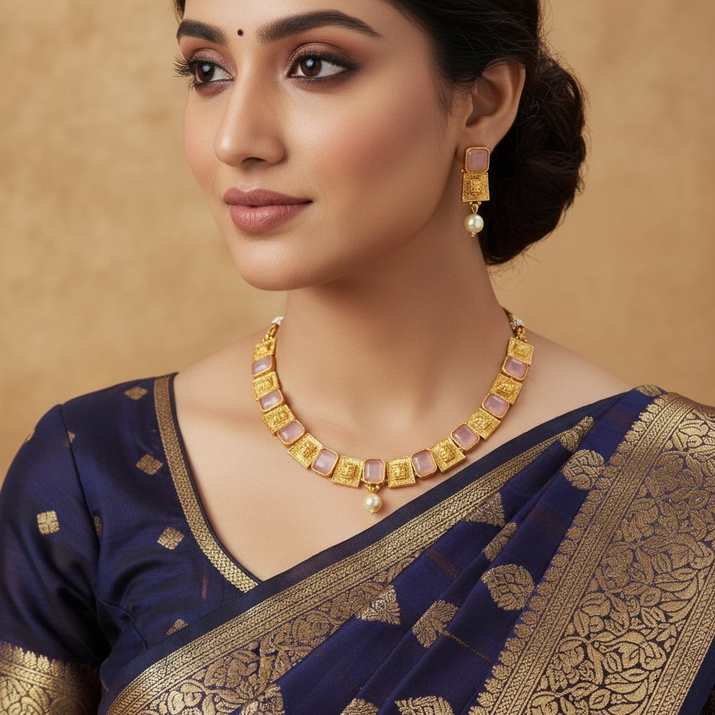Padma Ratna Necklace Set