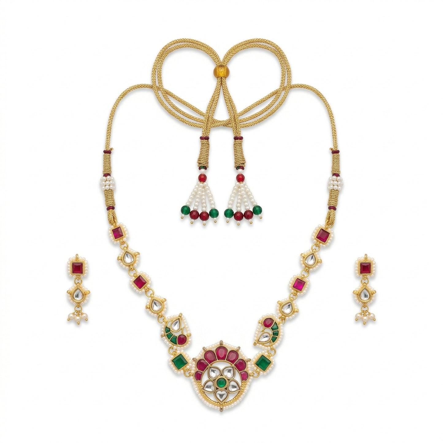 Royal Heritage Kundan Statement Necklace Set