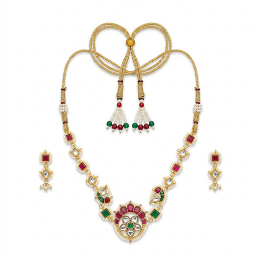 Royal Heritage Kundan Statement Necklace Set