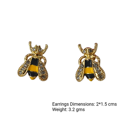 Queen Bee Crystal Studs
