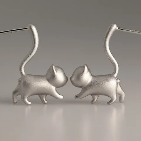 Playful Cat Studs