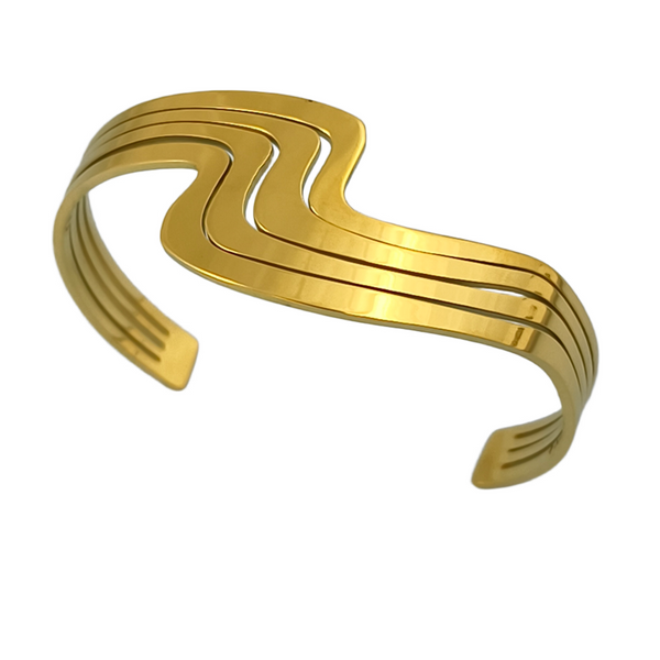Golden Flow Cuff