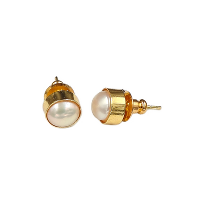 Luna Glow Pearl Studs