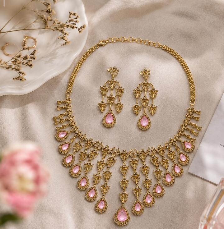 Anaya Waterfall Statement Jewellery Set