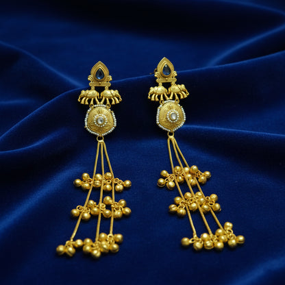 Devika Heritage Tassel Kashmiri Earring