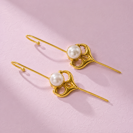Noorani Moti Kamal Ear Cuff