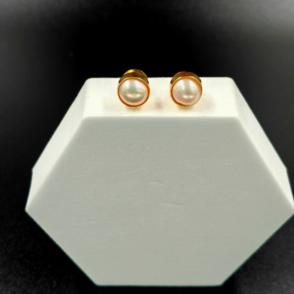Luna Glow Pearl Studs