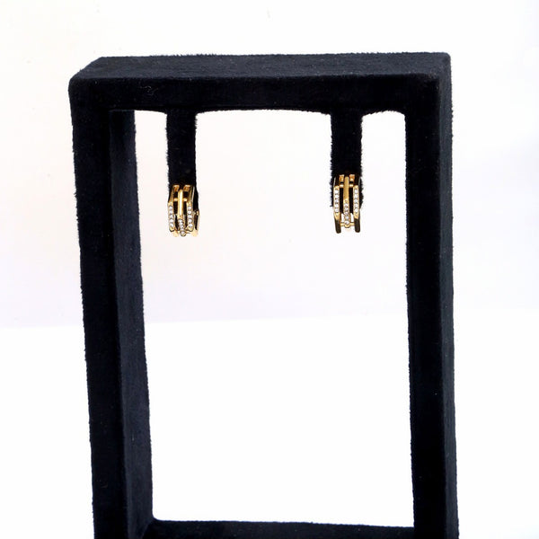 Gilded Trio Hoops