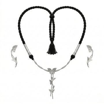 Whispering Vines Silver-Plated Necklace Set
