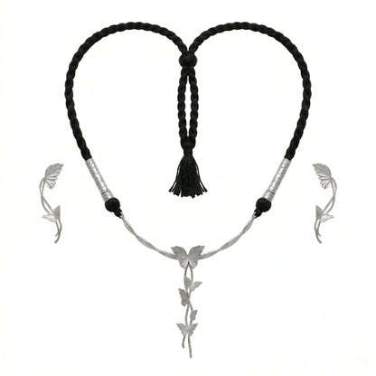 Whispering Vines Silver-Plated Necklace Set