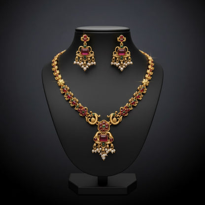 Padmashree Kundan Bloom Necklace Set