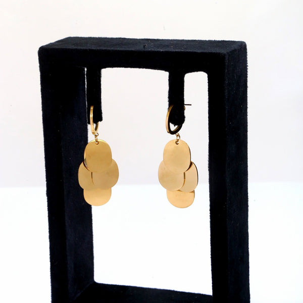 Golden Cascade Earrings